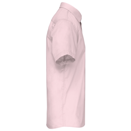 Chemise popeline polycoton manches courtes entretien facile homme