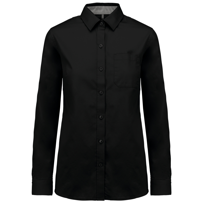 Chemise coton Nevada manches longues femme