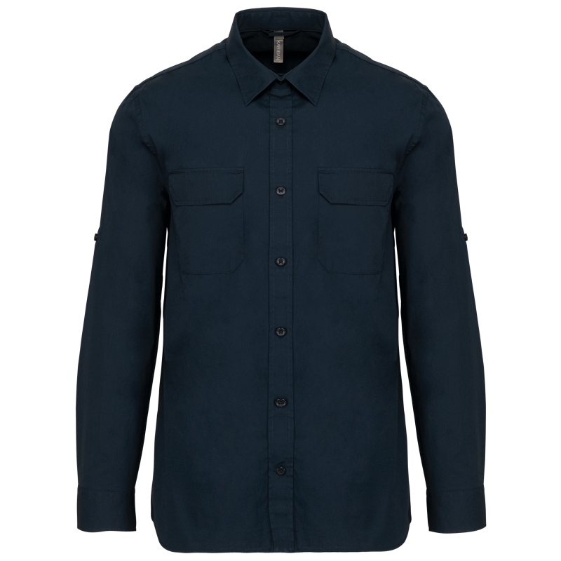 Chemise safari manches longues homme