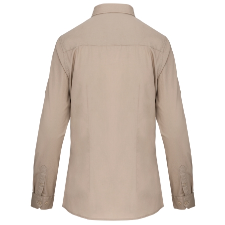 Chemise safari manches longues femme