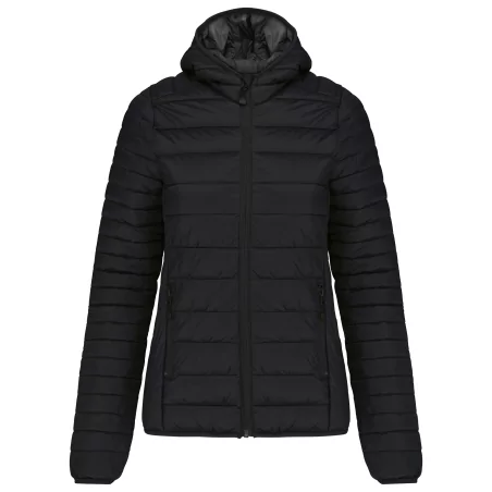 Doudoune légère capuche femme