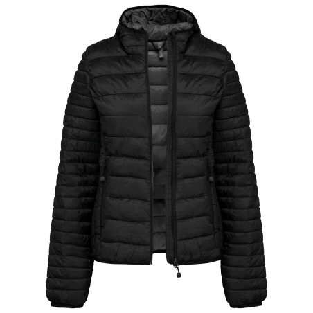 Doudoune légère capuche femme