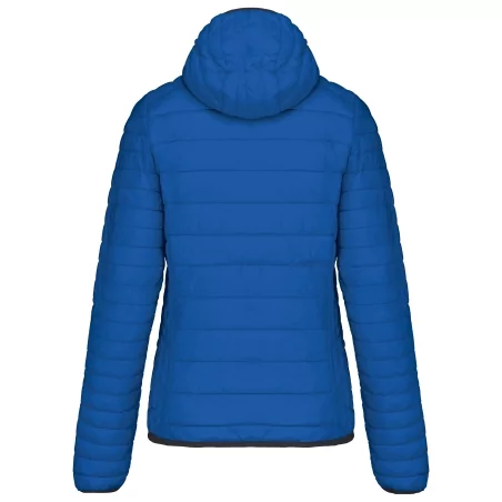 Doudoune légère capuche femme