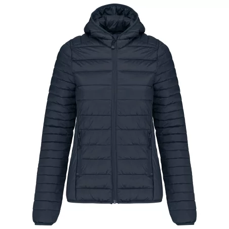 Doudoune légère capuche femme