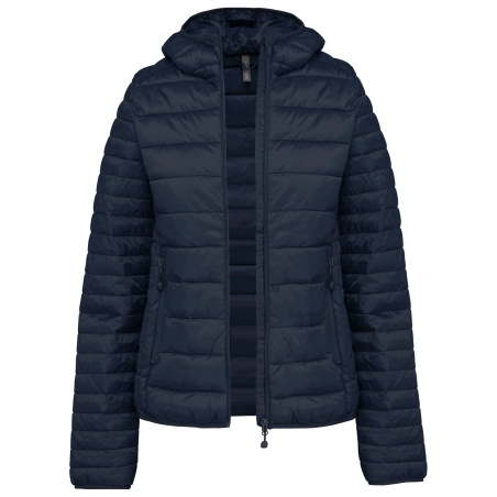 Doudoune légère capuche femme