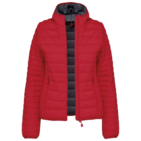 Doudoune légère capuche femme