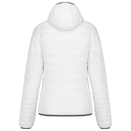 Doudoune légère capuche femme