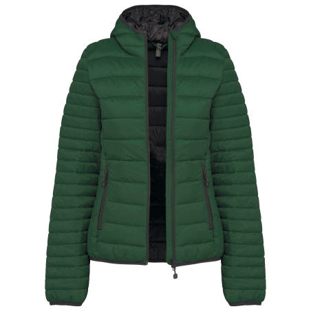 Doudoune légère capuche femme