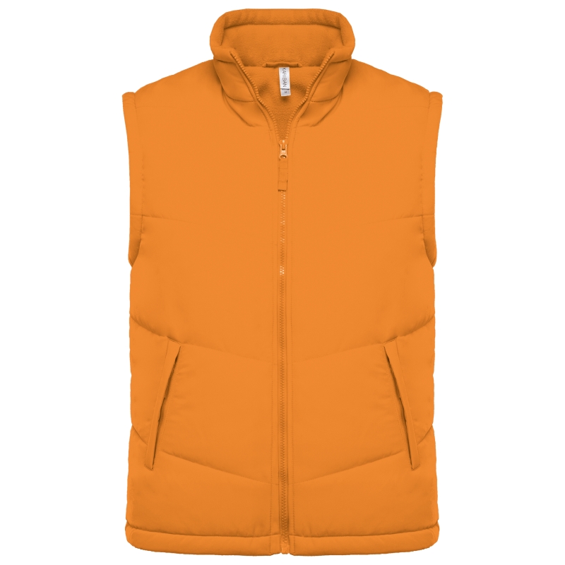 Bodywarmer doublé polaire unisexe