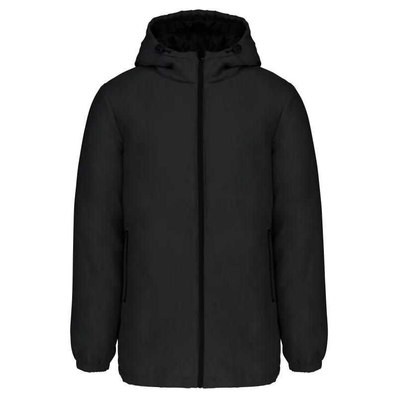 Parka à capuche recyclée unisexe