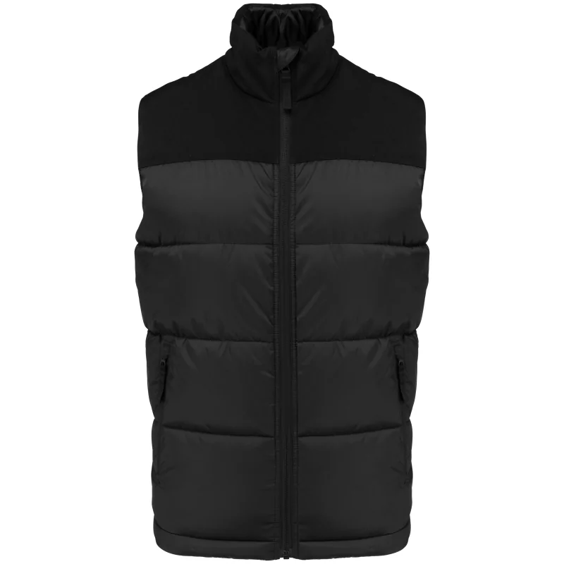 Bodywarmer matelassé bi-ton unisexe