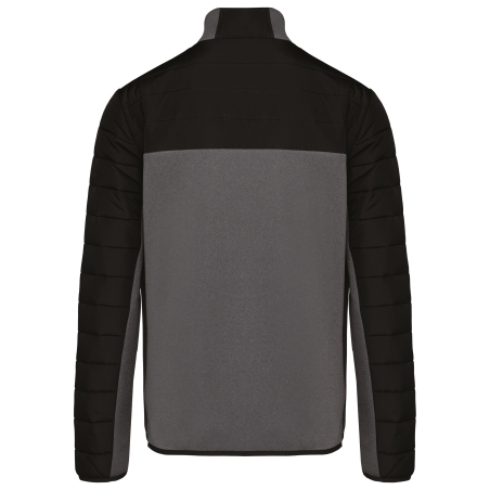 Veste bi-matière homme