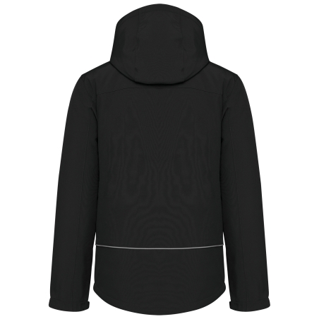 Parka softshell doublée capuche homme