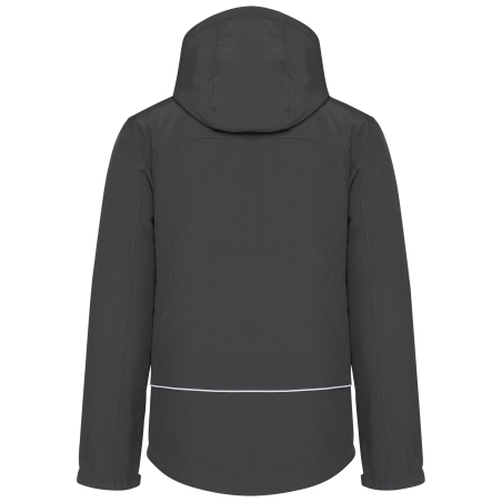 Parka softshell doublée capuche homme
