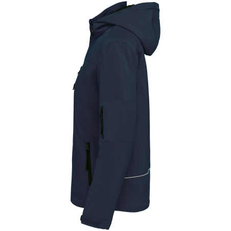 Parka softshell doublée capuche femme