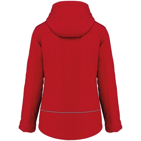 Parka softshell doublée capuche femme