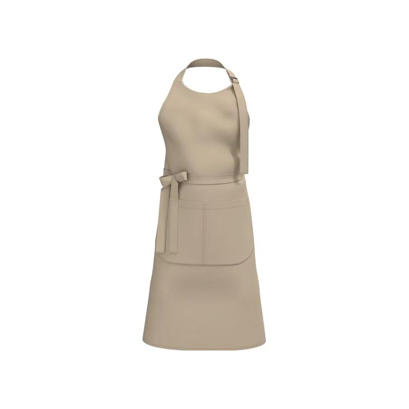 Tablier avec poche en coton Bio