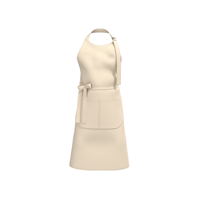 Tablier avec poche en coton Bio