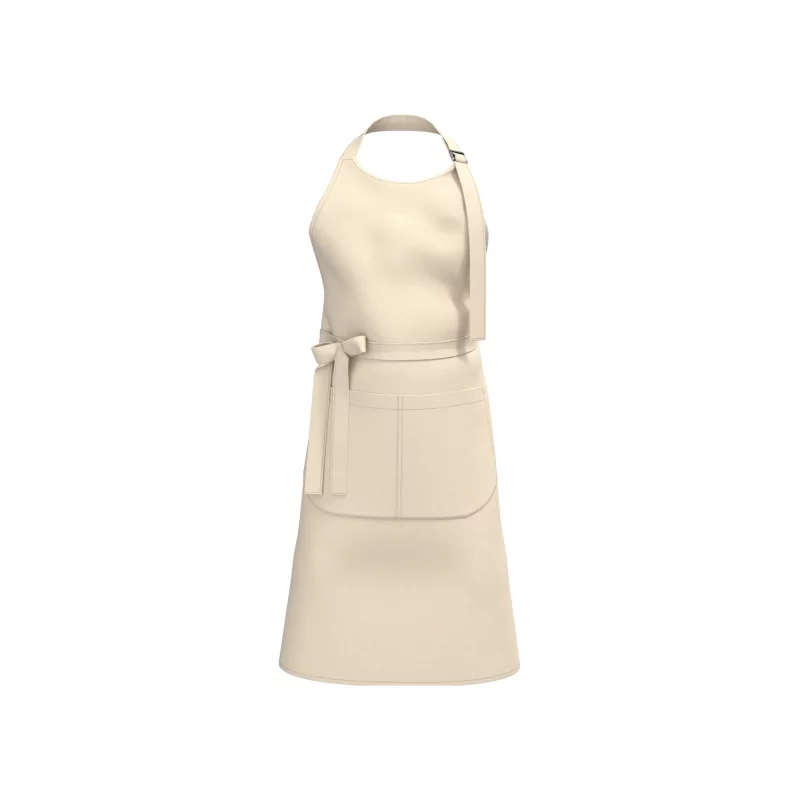 Tablier avec poche en coton Bio