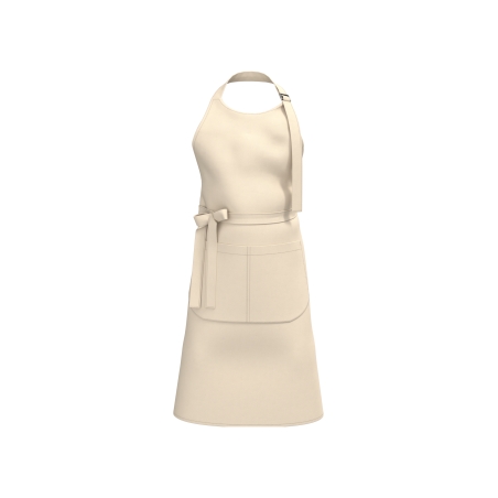 Tablier avec poche en coton Bio