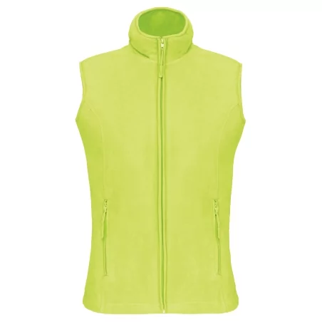 Bodywarmer micropolaire femme