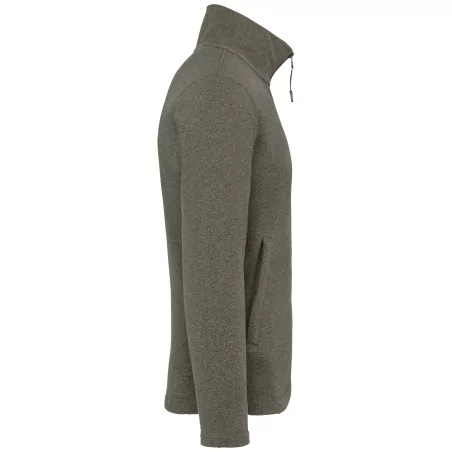Veste micropolaire zippée homme