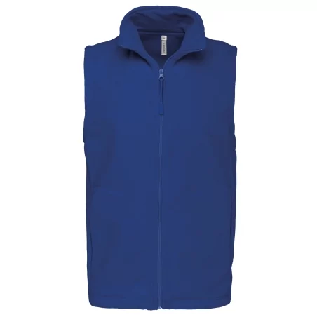 Bodywarmer micropolaire homme