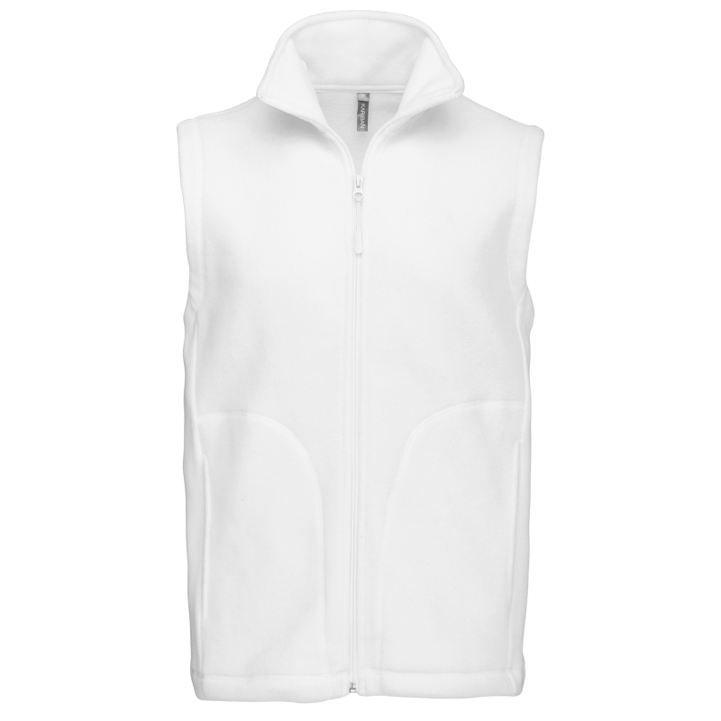 Bodywarmer micropolaire homme