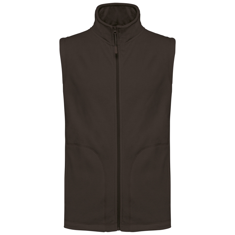 Bodywarmer micropolaire homme