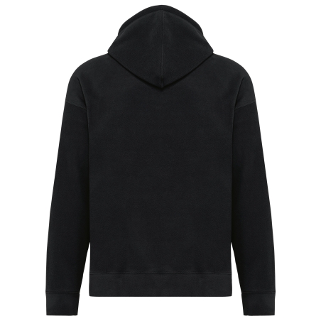 Sweat-shirt à capuche oversize en micropolaire recyclée unisexe