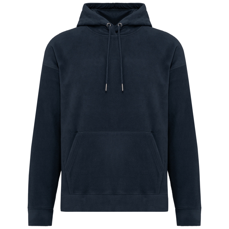Sweat-shirt à capuche oversize en micropolaire recyclée unisexe