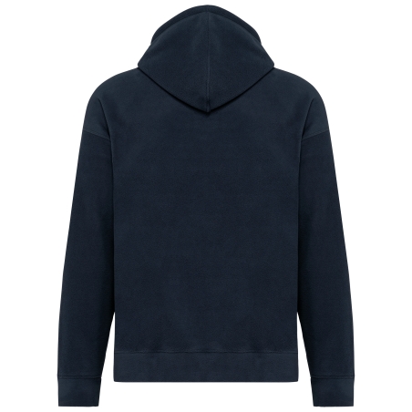 Sweat-shirt à capuche oversize en micropolaire recyclée unisexe