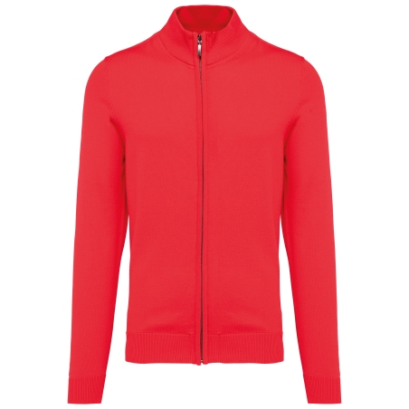 Cardigan zippé homme