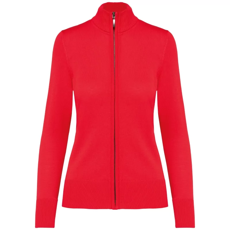Cardigan zippé femme