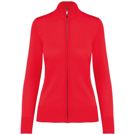 Cardigan zippé femme