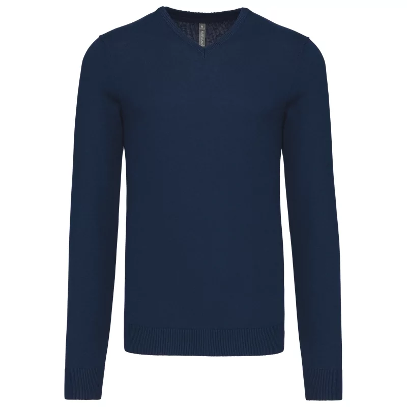Pull col V homme