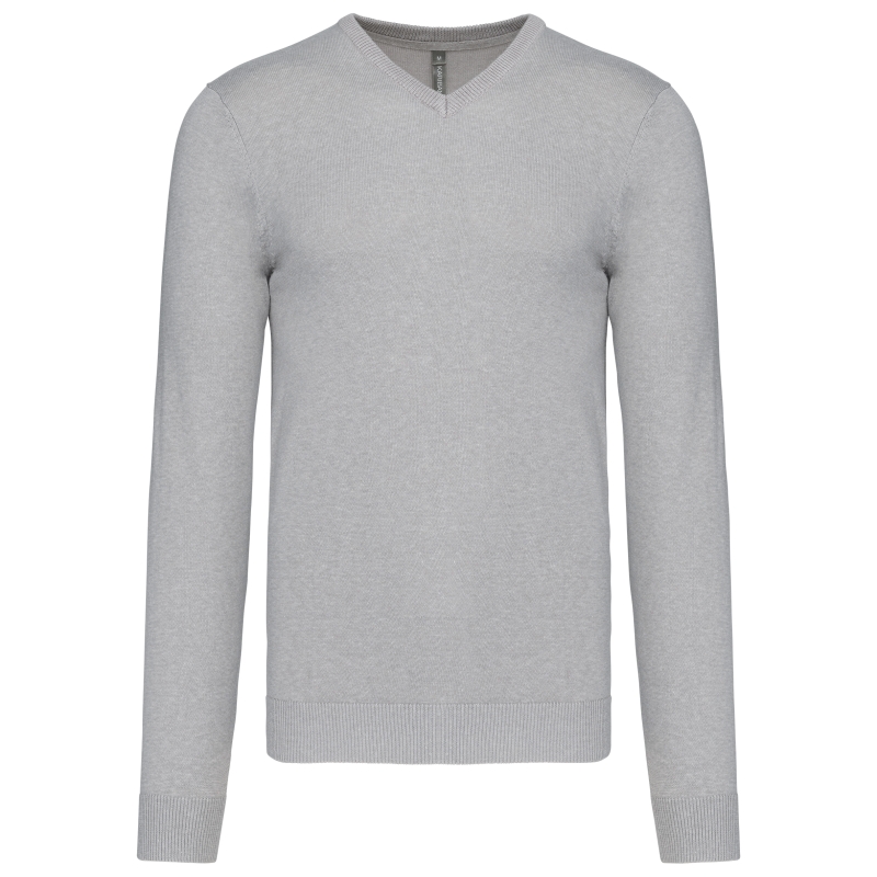 Pull col V homme
