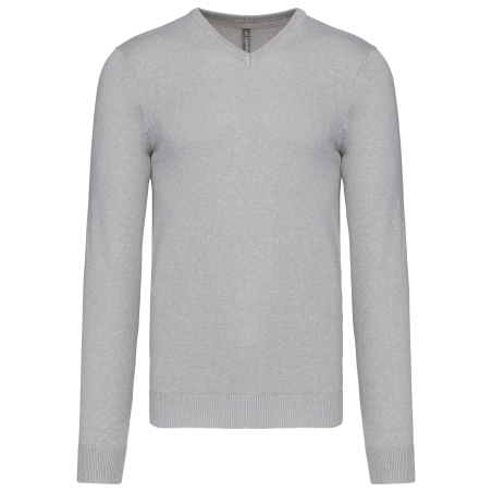 Pull col V homme