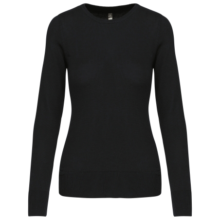 Pull col rond femme