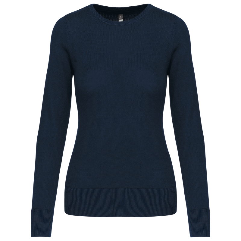 Pull col rond femme