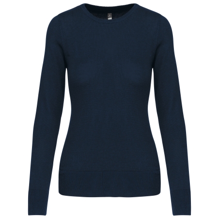 Pull col rond femme
