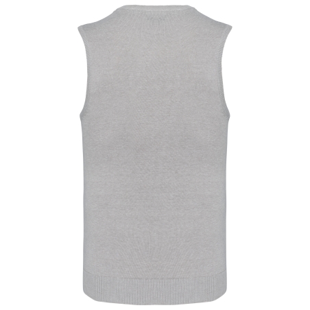 Pull col V sans manches