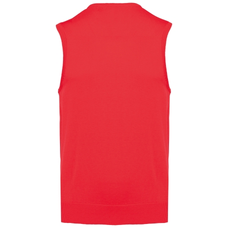 Pull col V sans manches