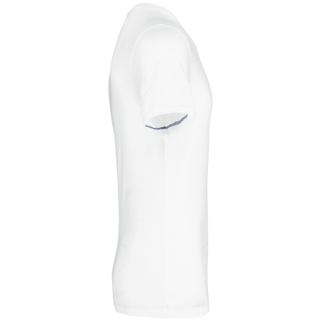 T-shirt slub écoresponsable col rond manches courtes homme