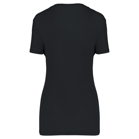 T-shirt Lyocell TENCEL™ col V manches courtes femme