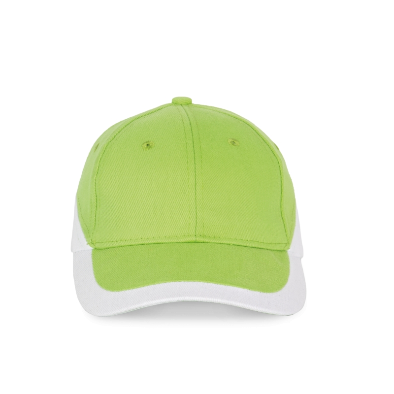 Racing - Casquette bicolore 6 panneaux