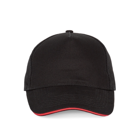 Casquette avec sandwich contrasté - 5 panneaux