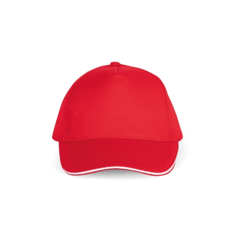 Casquette avec sandwich contrasté - 5 panneaux