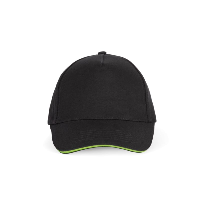 Casquette avec sandwich contrasté - 5 panneaux
