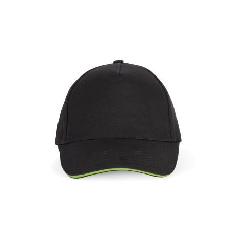 Casquette avec sandwich contrasté - 5 panneaux